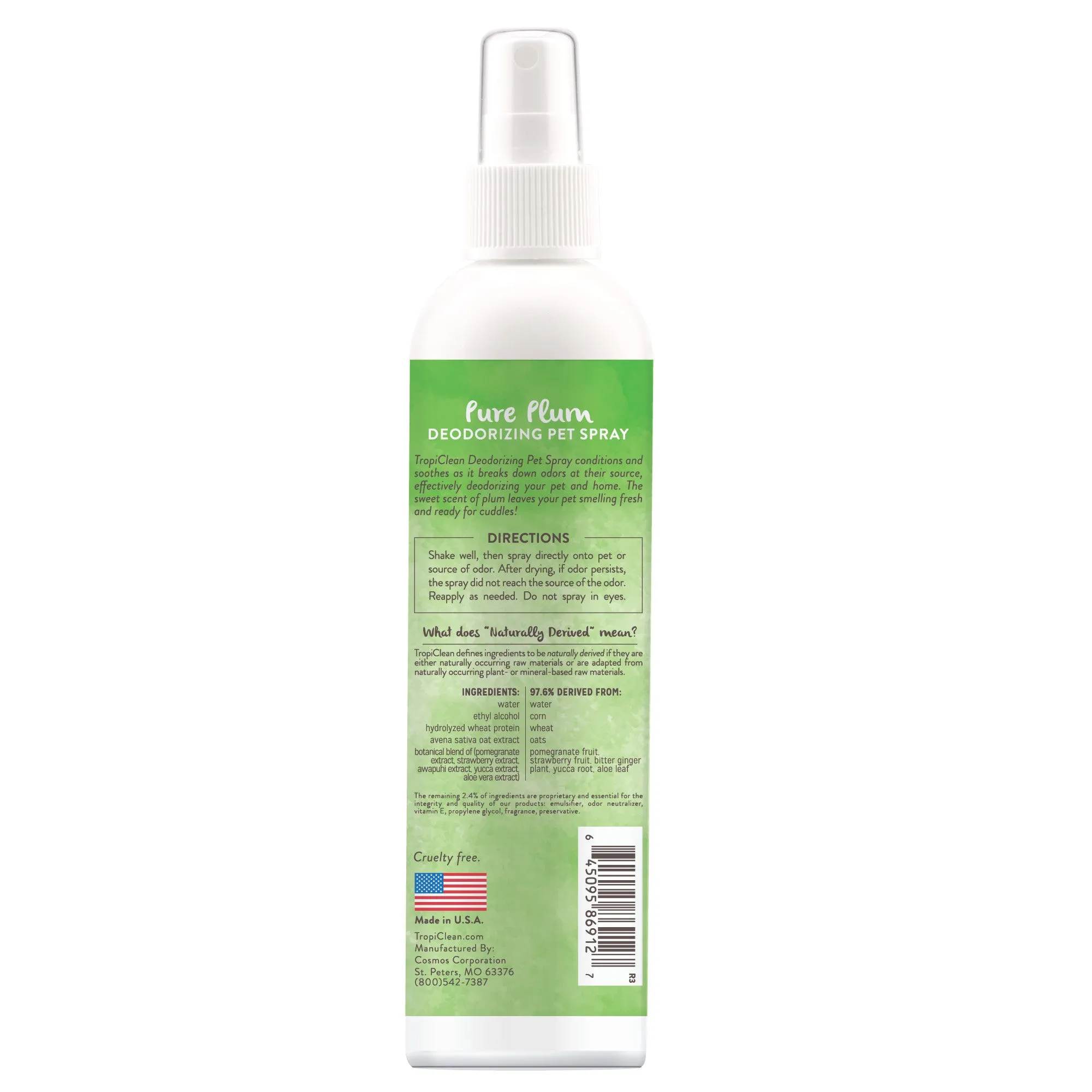 20% OFF: TropiClean Pure Plum Deodorizing Pet Spray