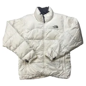 2000s White North Face 700 Womens Puffer Jacket Medium