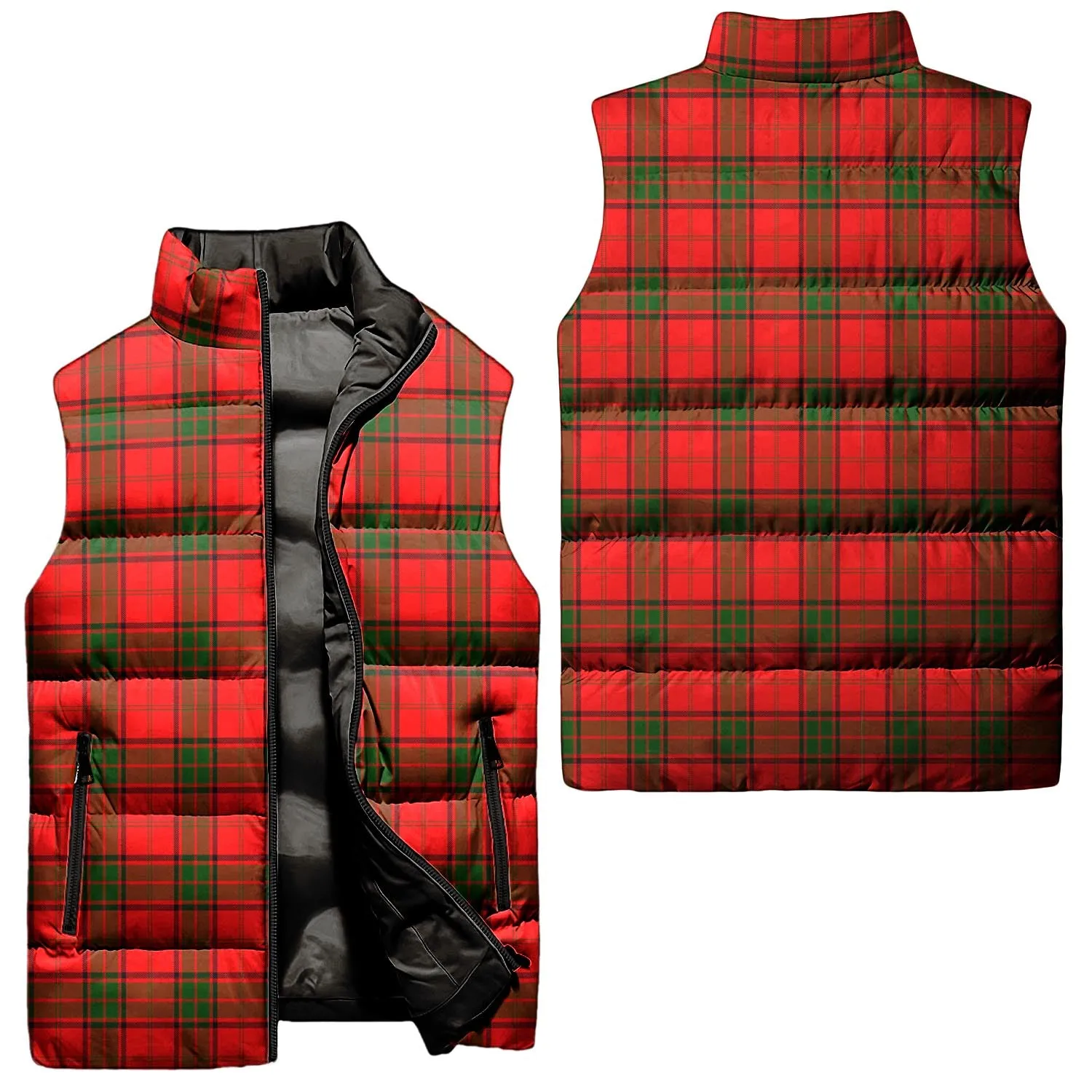 Adair Tartan Sleeveless Puffer Jacket