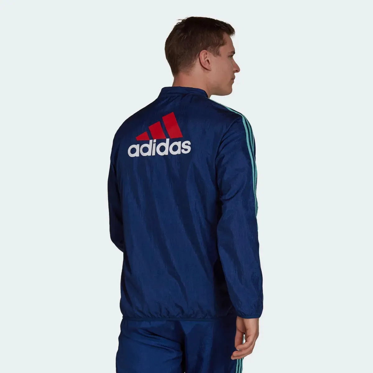 Adidas 2021-22 Arsenal Icons Woven Track Jacket - Mystery Blue