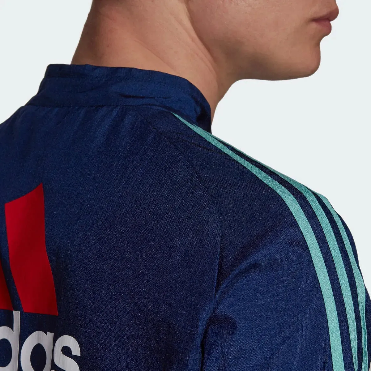 Adidas 2021-22 Arsenal Icons Woven Track Jacket - Mystery Blue