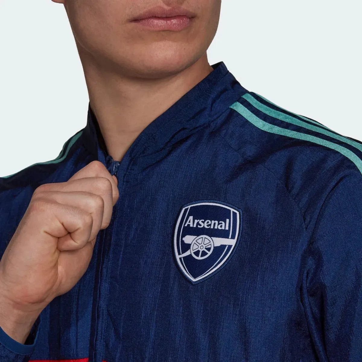 Adidas 2021-22 Arsenal Icons Woven Track Jacket - Mystery Blue