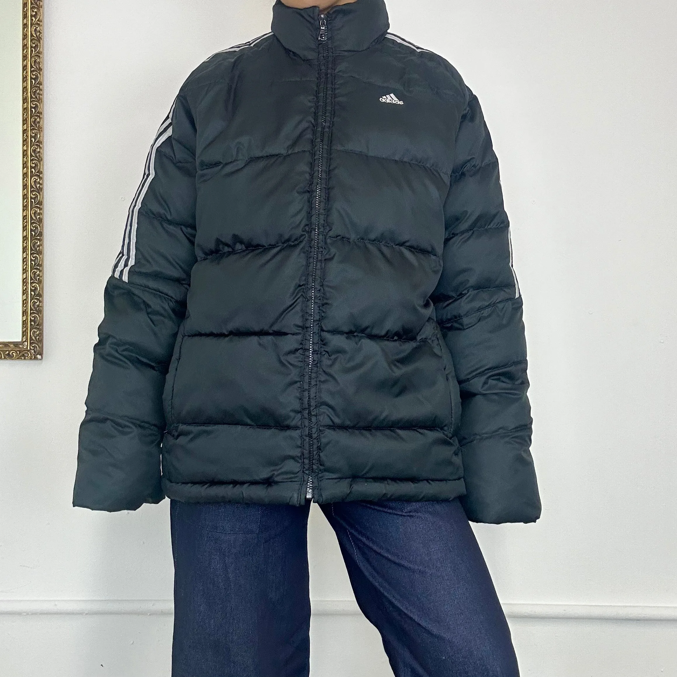 adidas black puffer jacket