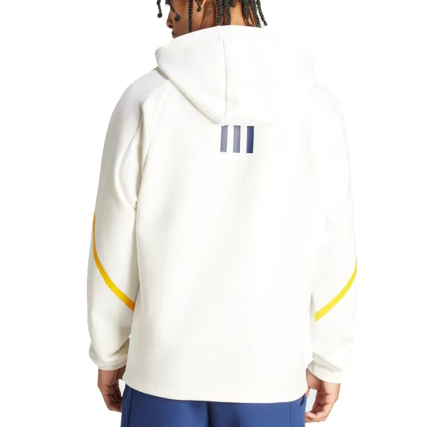 adidas LA Galaxy D4GMD Anthem Hoodie Jacket 2024 (White)