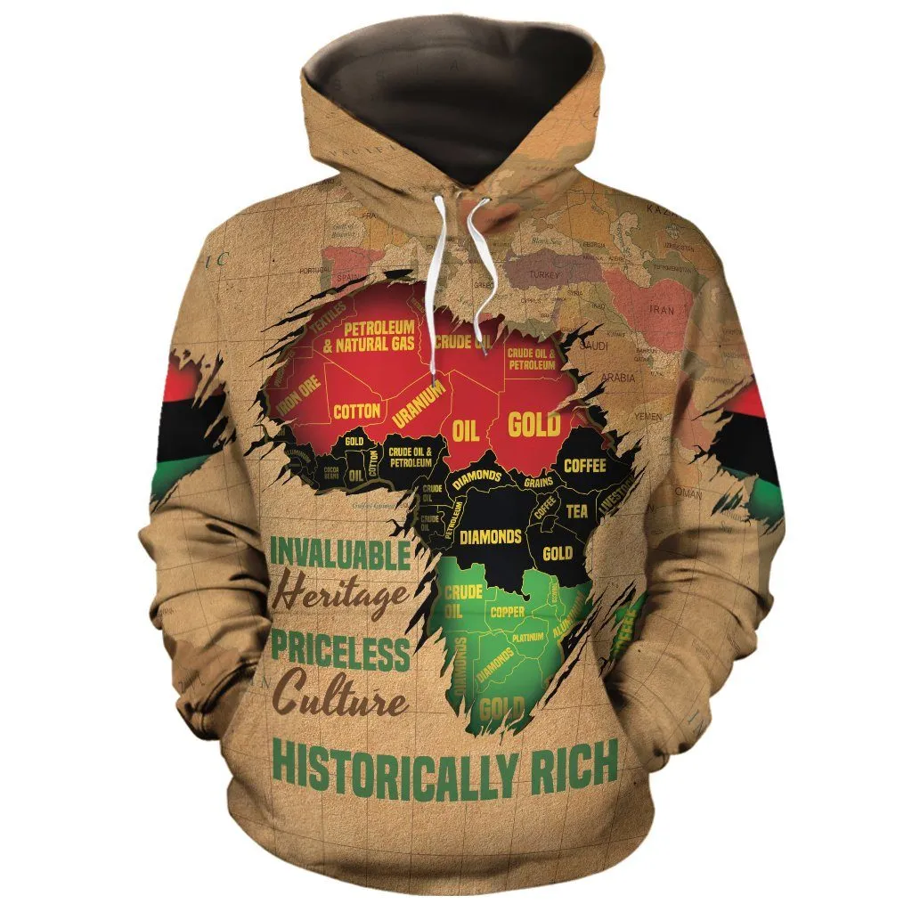 African Pride Of Invaluable Heritage All-over Hoodie