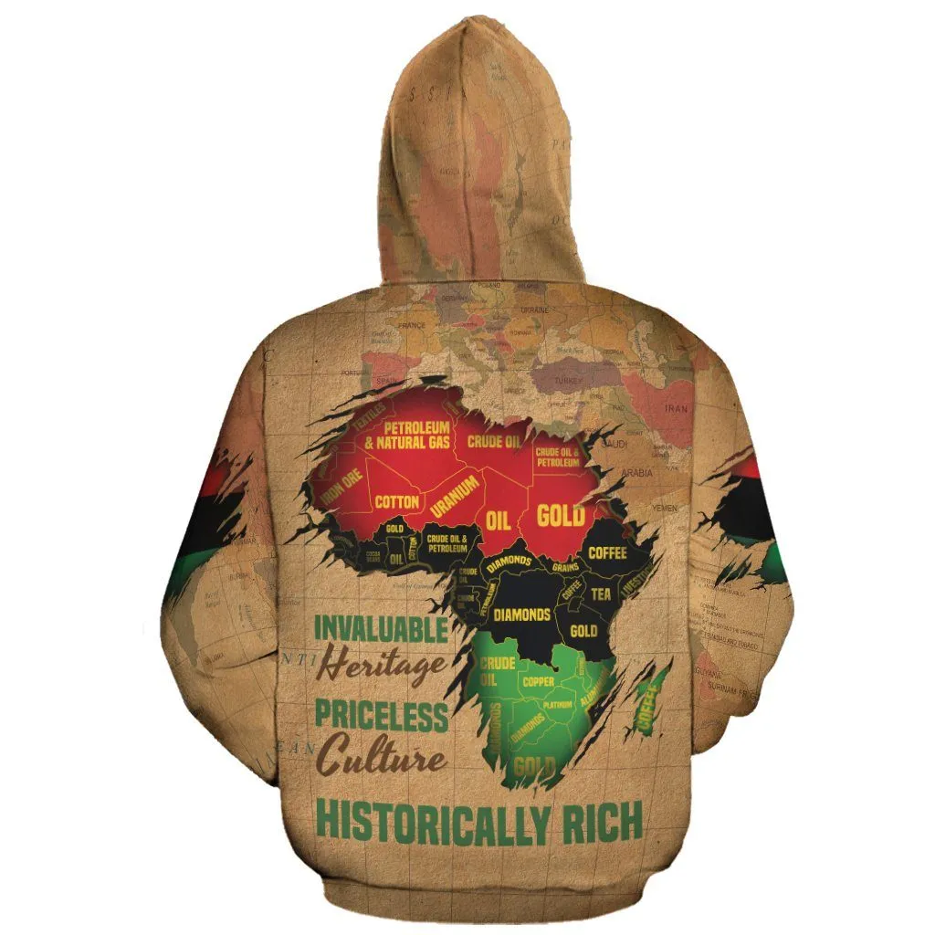 African Pride Of Invaluable Heritage All-over Hoodie