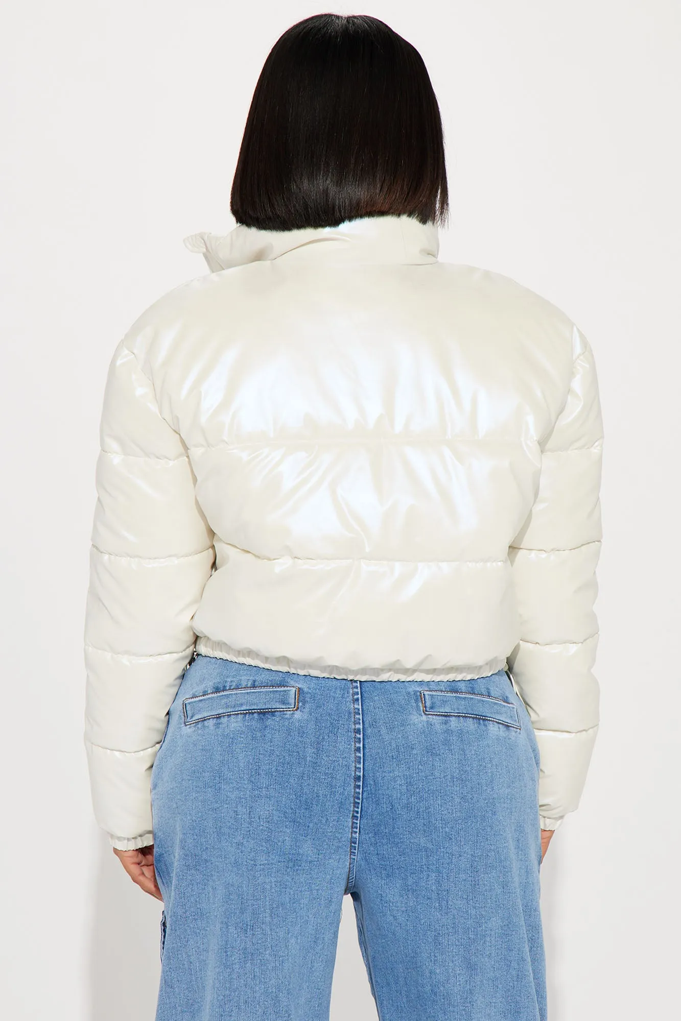 All Of The Lights Puffer Jacket - White