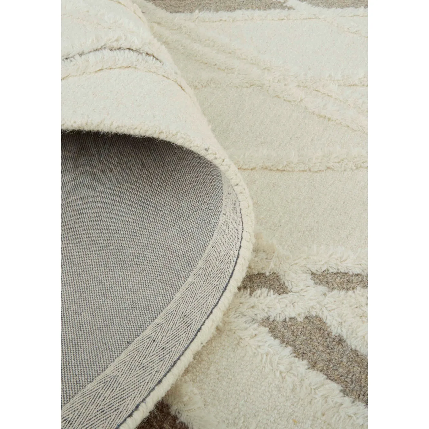 Anica Ivory Brown Rug