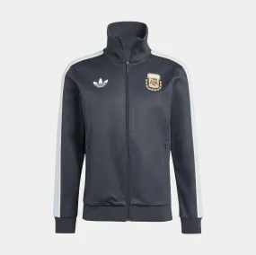 Argentina Beckenbauer Track Zip Up Mens Jacket (Grey/White)