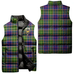 Arnott Tartan Sleeveless Puffer Jacket with Family Crest