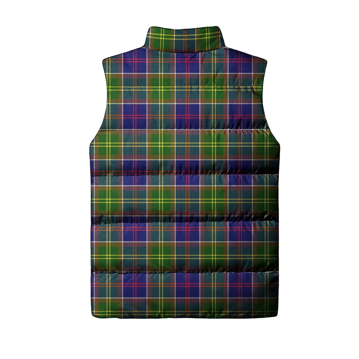 Arnott Tartan Sleeveless Puffer Jacket with Family Crest