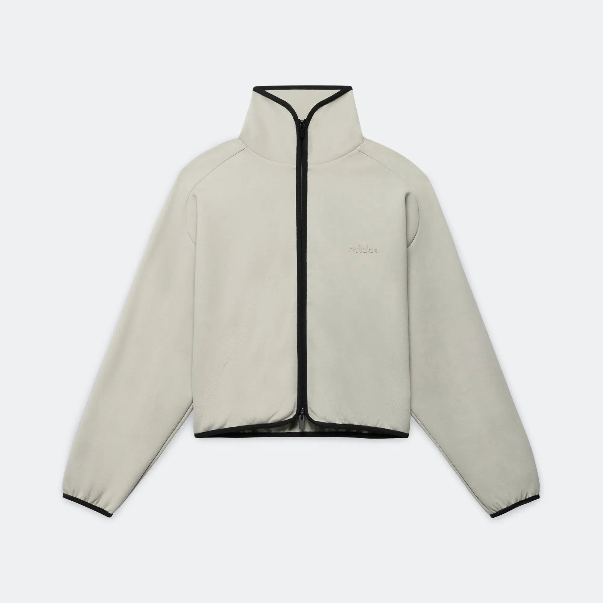 Athletics Suede Fleece Track Jacket - Sesame