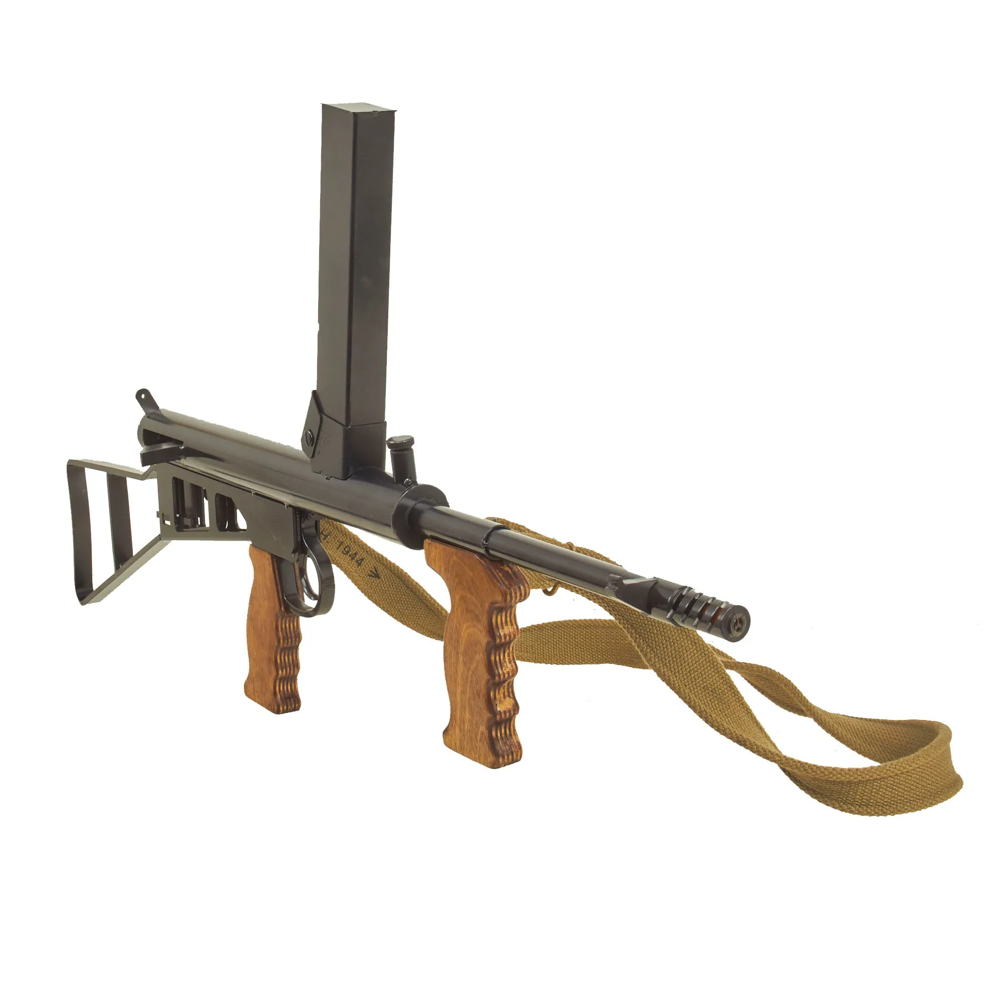 Australian WWII Owen MK1 Machine Carbine SMG Custom Fabricated Replica with Sling