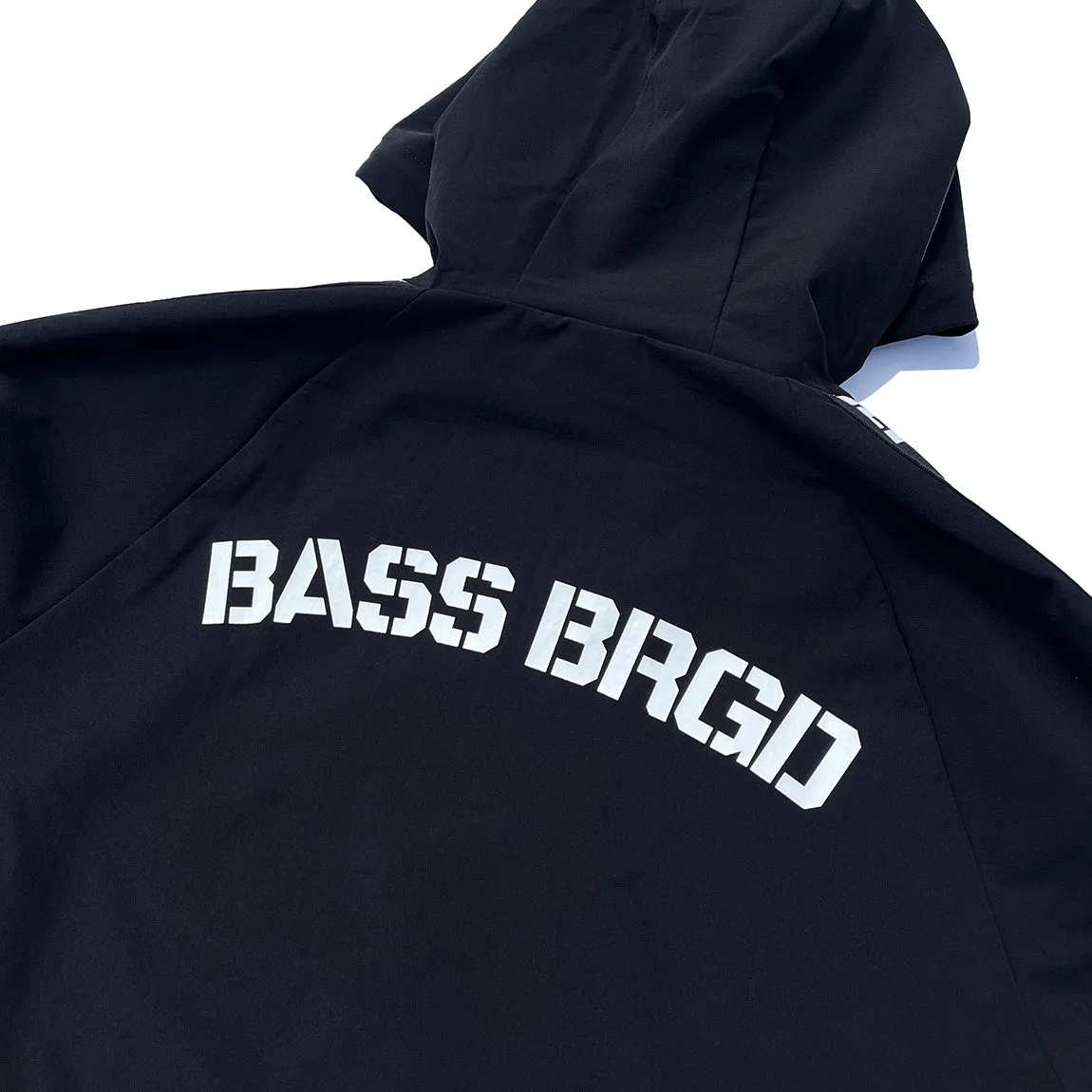 BASS BRIGADE NYLON TRACK JACKET - BLACK