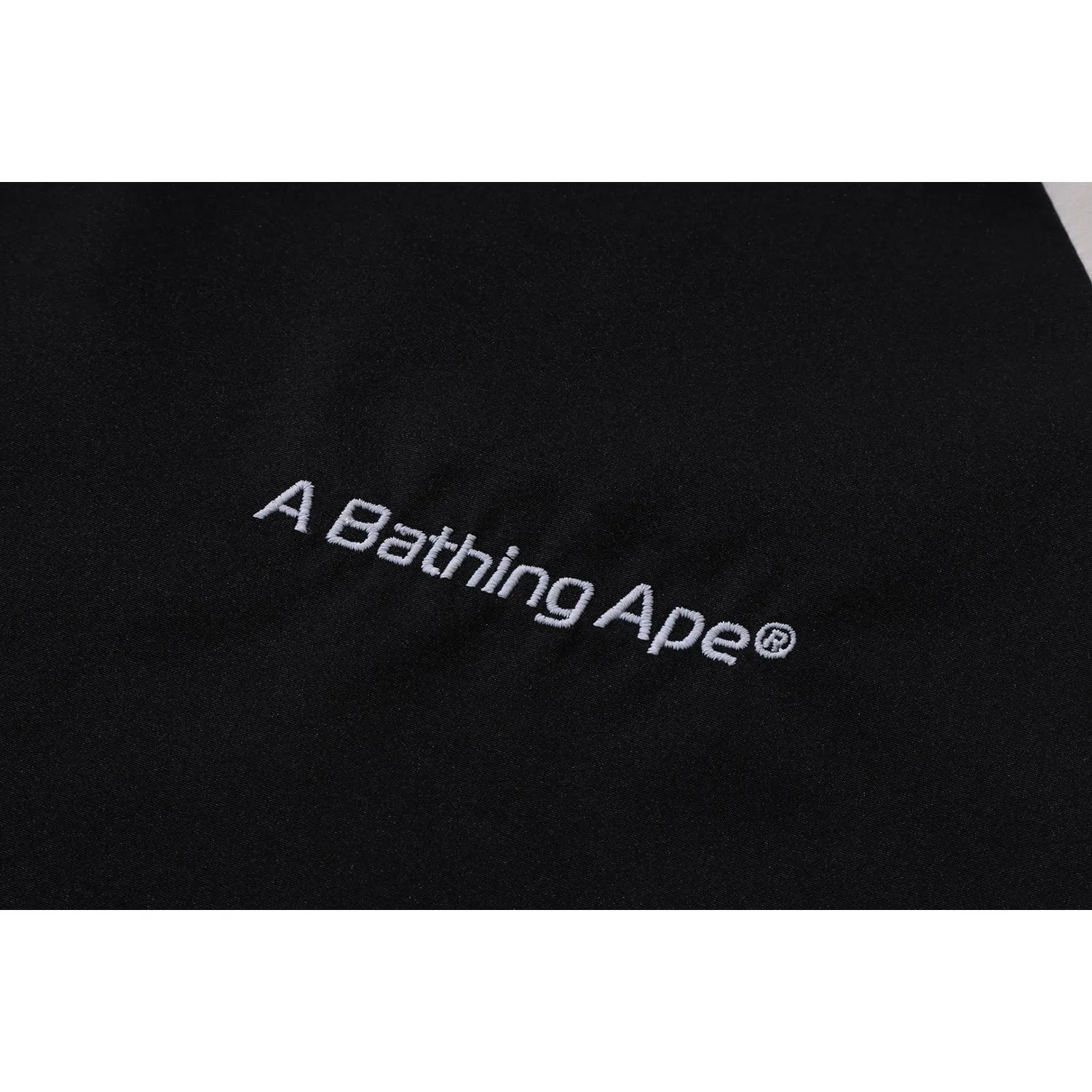 BATHING APE LOGO NYLON TRACK JACKET MENS