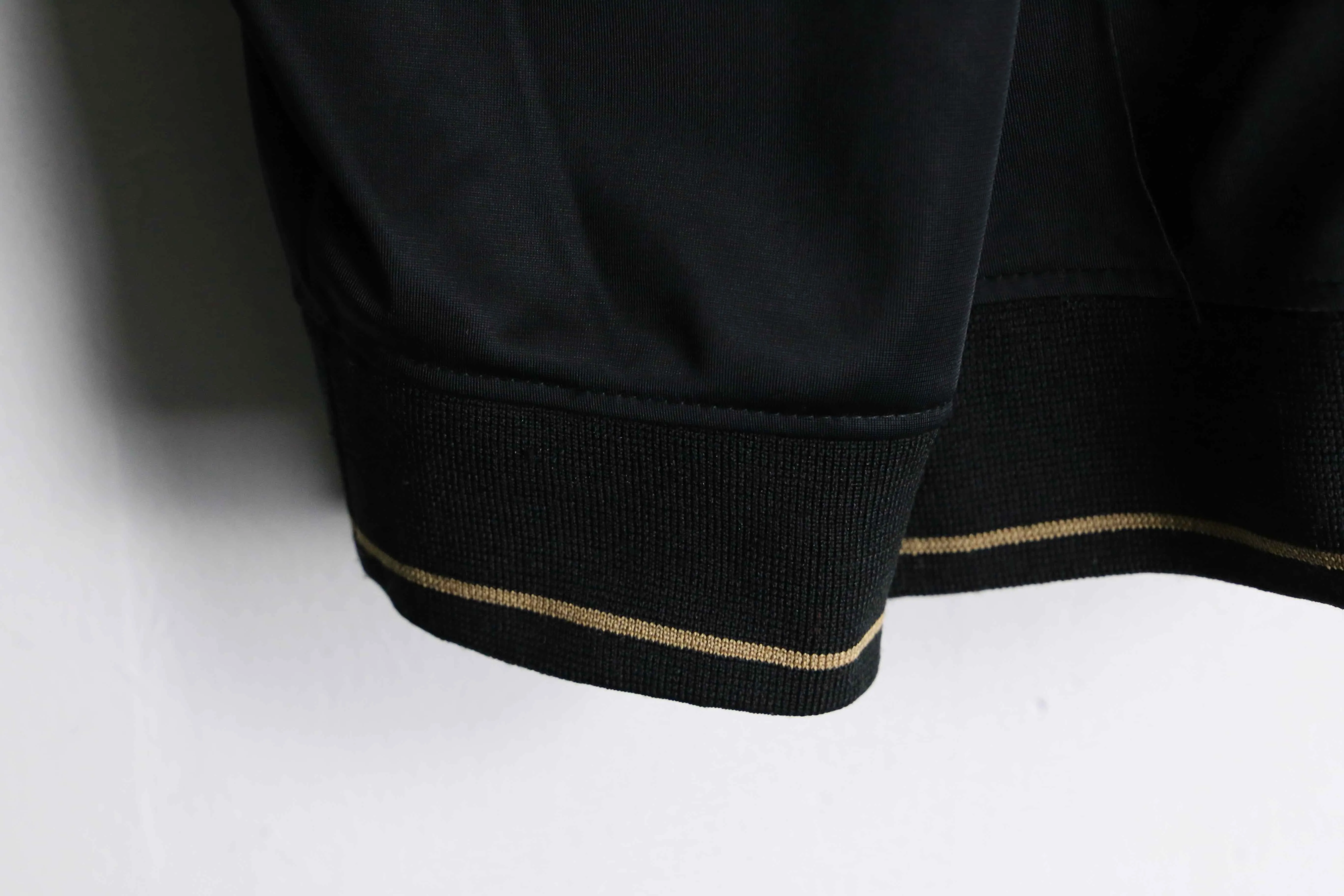 black color hi neck track jacket