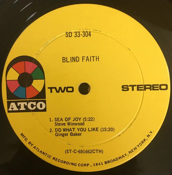 Blind Faith (2) - Blind Faith (LP, Album, Ter) (VG)