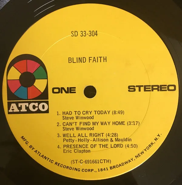 Blind Faith (2) - Blind Faith (LP, Album, Ter) (VG)