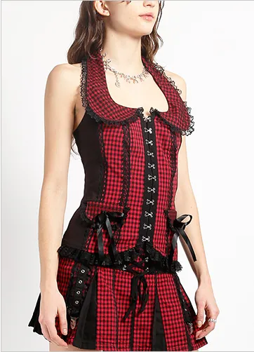 BO PEEP HALTER BLK/RED