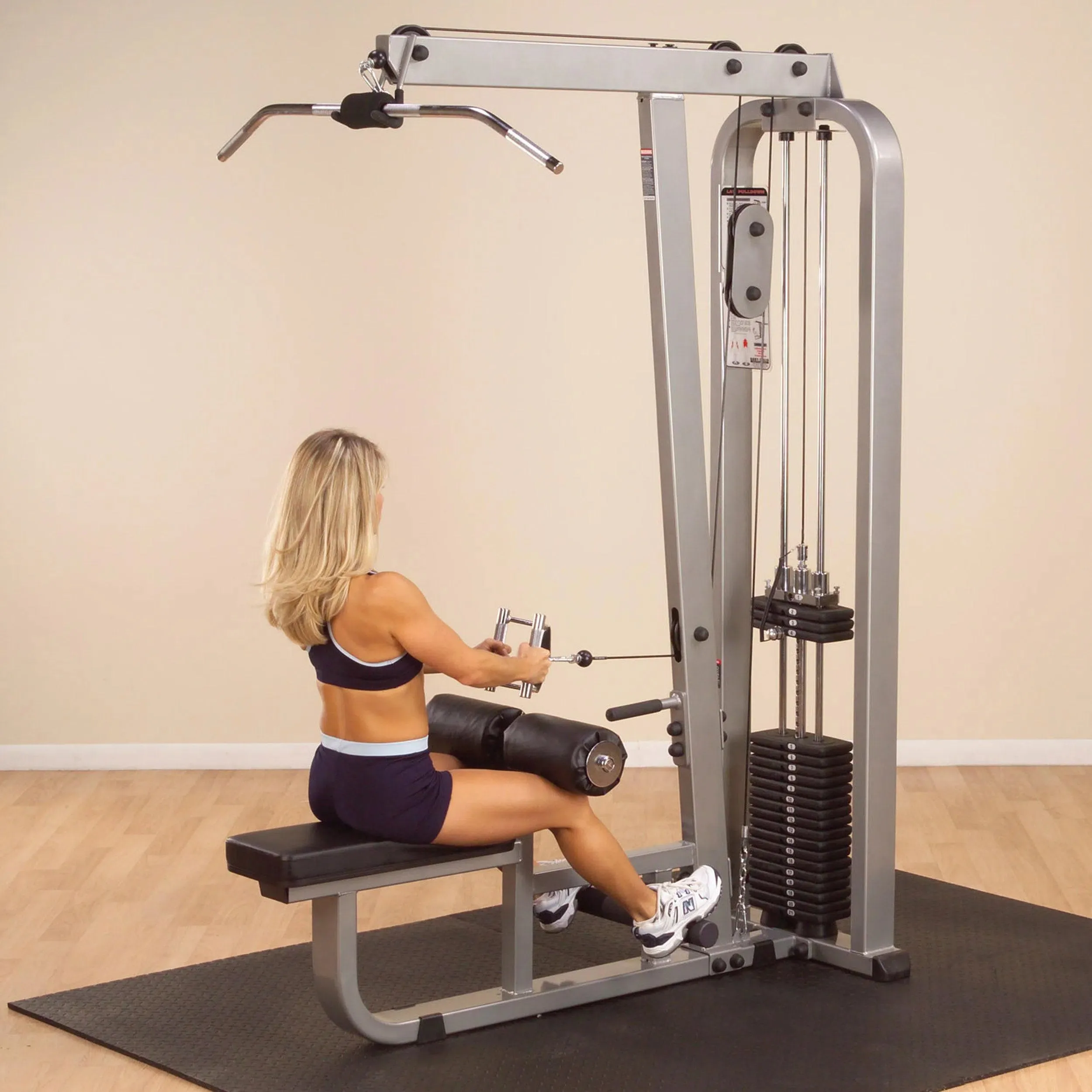 Body-Solid Pro Clubline Lat Pulldown and Row Machine (SLM300G)