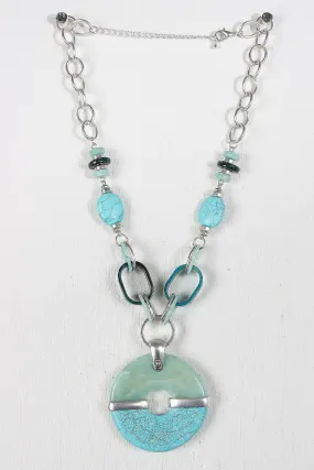 Bohemian Turquoise Statement Neckalce