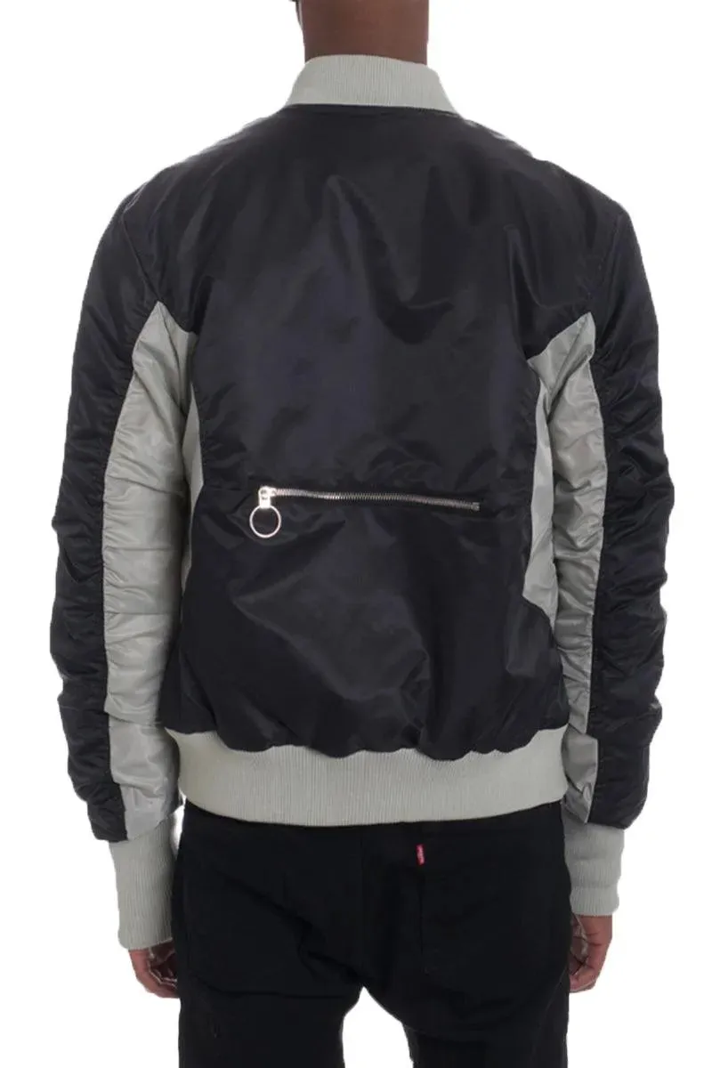 Bolden Dual Color Bomber Jacket