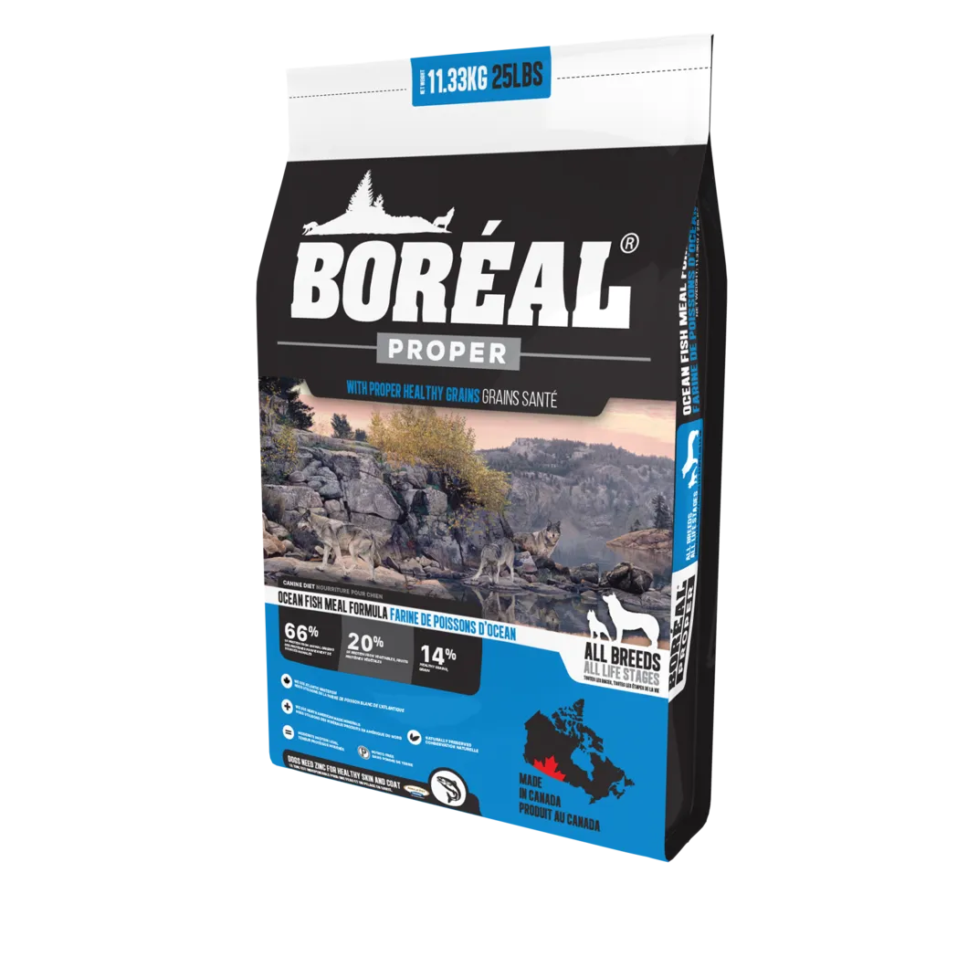 Boreal Proper Ocean Fish Meal - Low Carb Grains Dry Dog Food