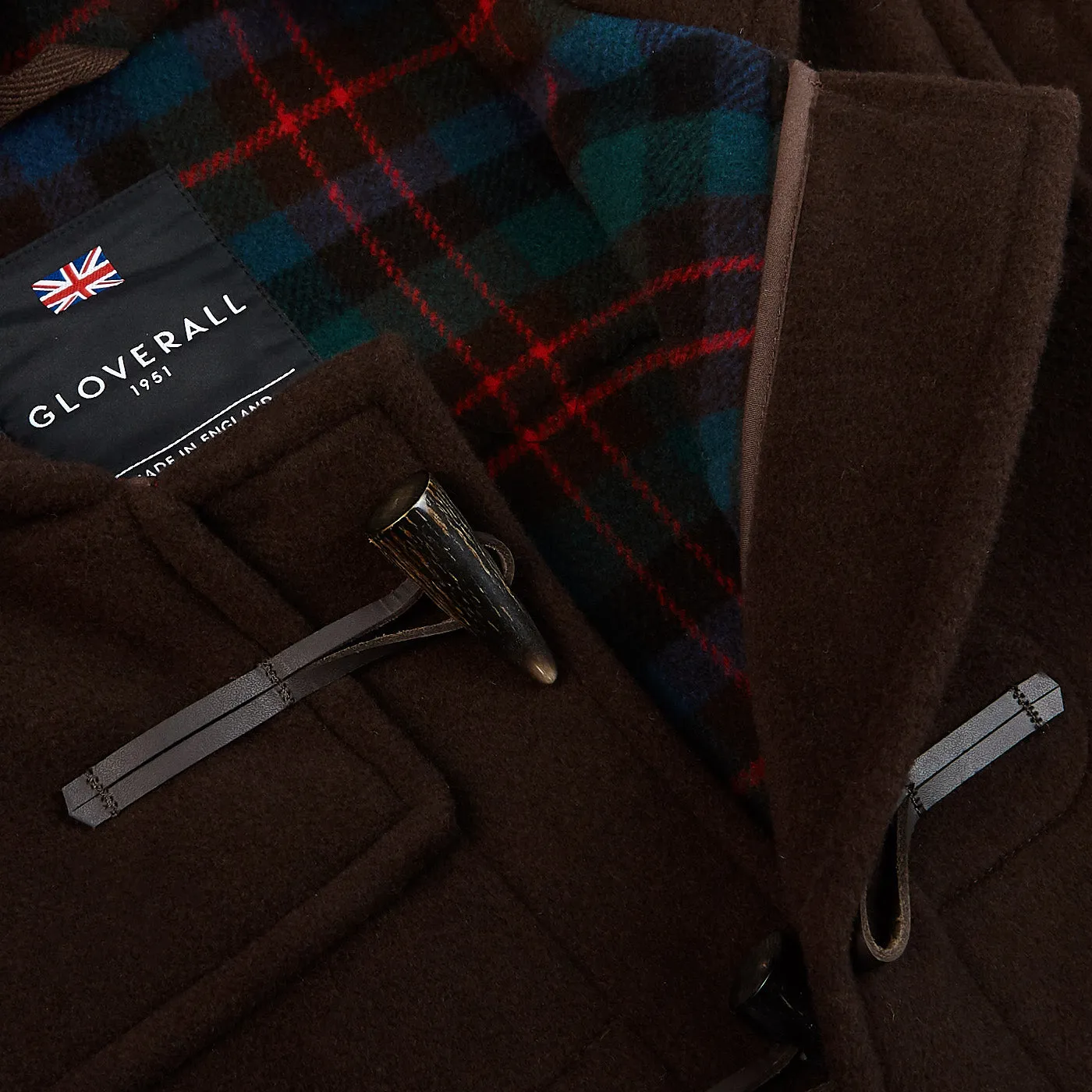 Brown Wool Morris Duffle Coat