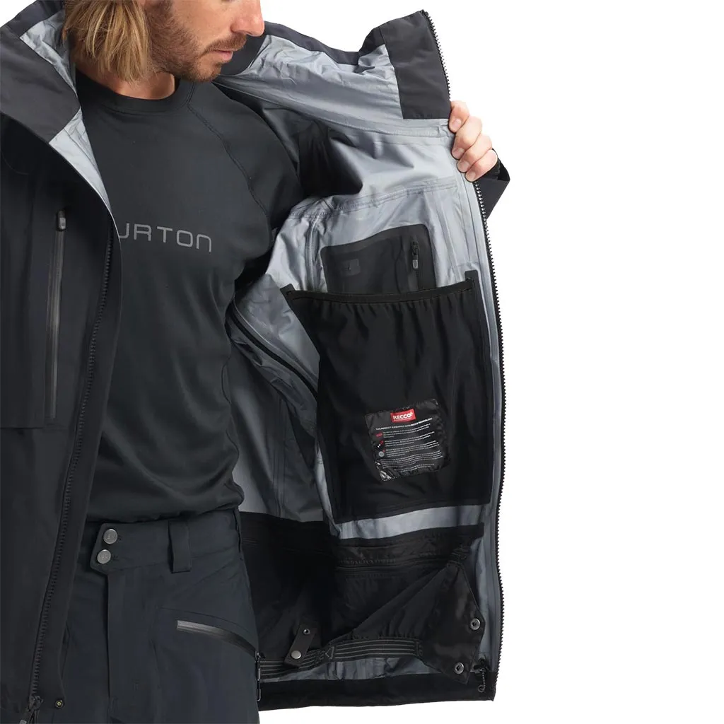 Burton 2024 AK Gore Hover Stretch Jacket - True Black