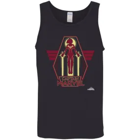 Captain Marvel Red Yellow Flight Powers Men Cotton Tank