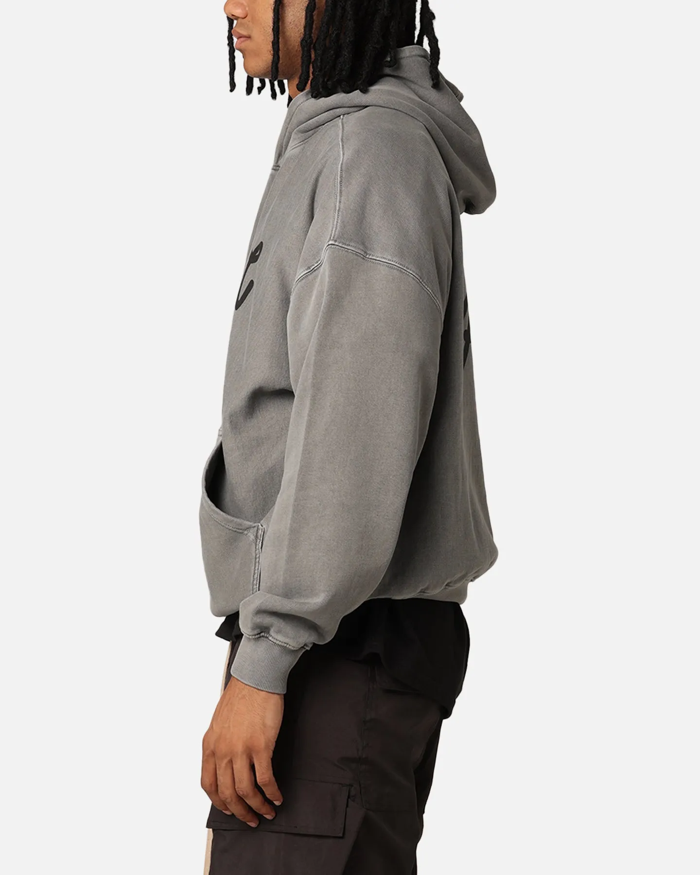 Carré Athletic Heritage Hoodie Washed Charcoal