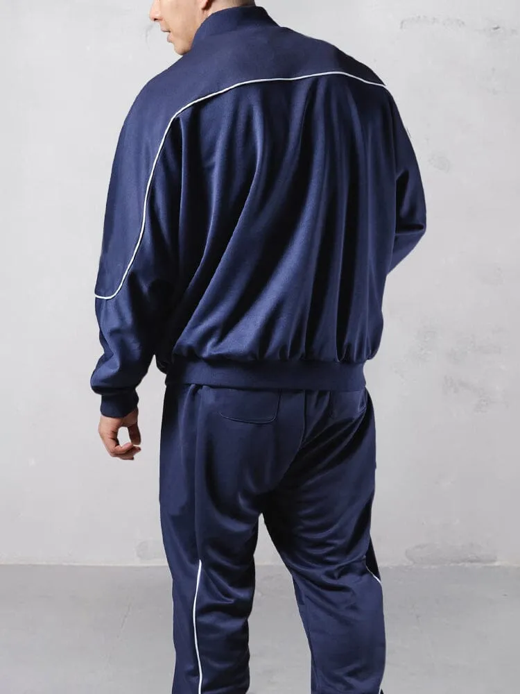 Casual Full Zip Tracksuit Set