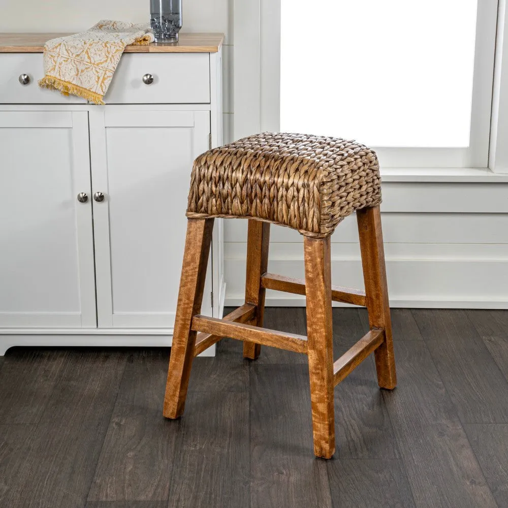 Cebu Bohemian Basics Rattan Backless Bar Stool