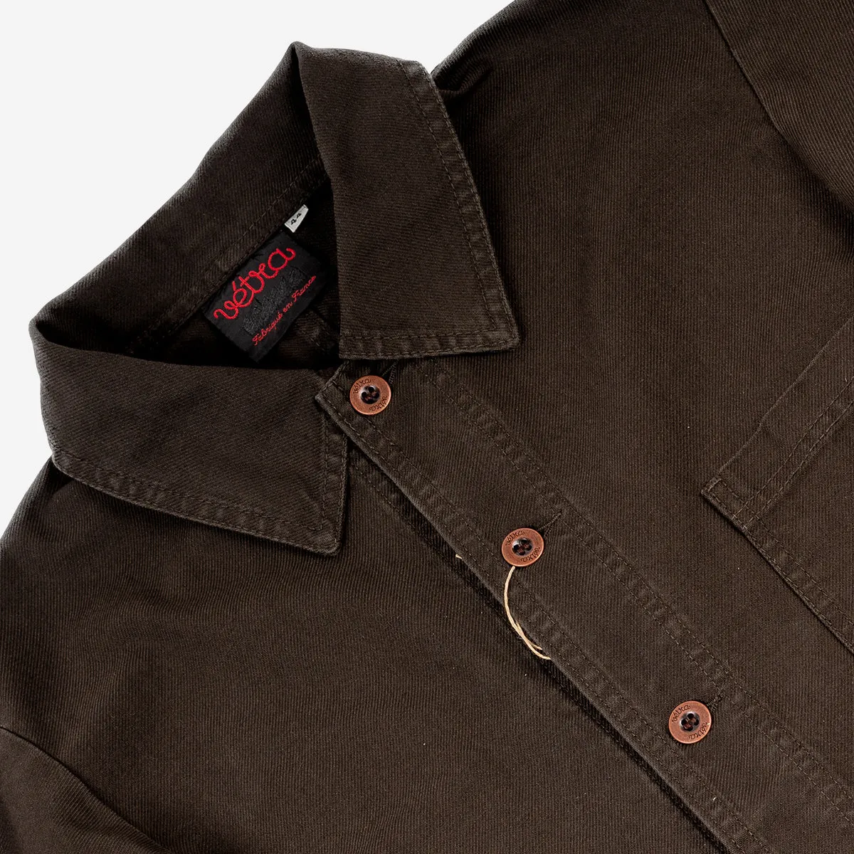 Chore Jacket - Organic Dungaree Twill - Dark Khaki