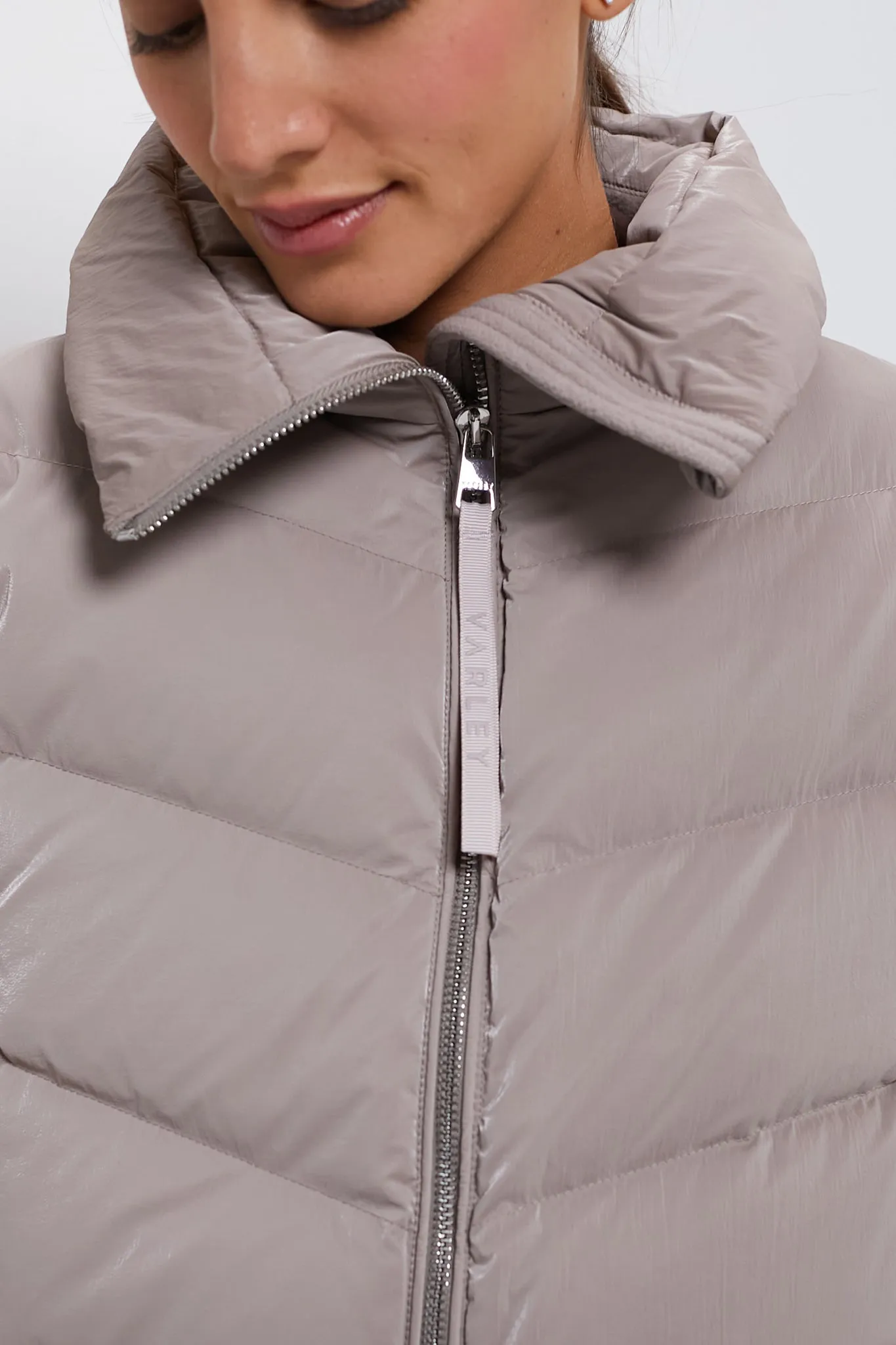 Cinder Shimmer Alena Lightweight Down Jacket