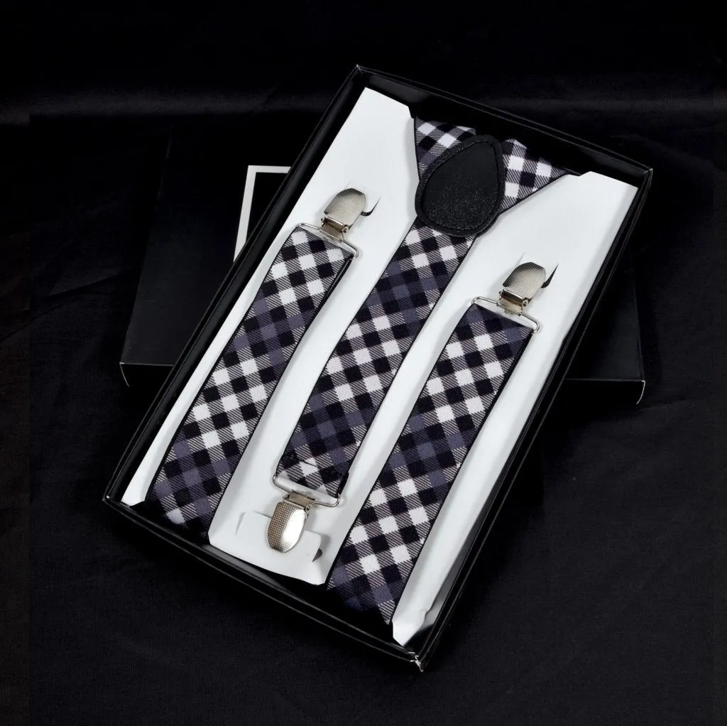 CLASSIC CROSS CHECKS SUSPENDERS