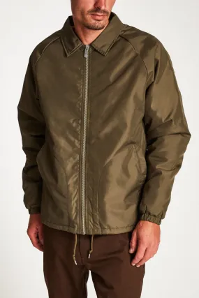 Claxton Collar Sherpa Jacket - Olive