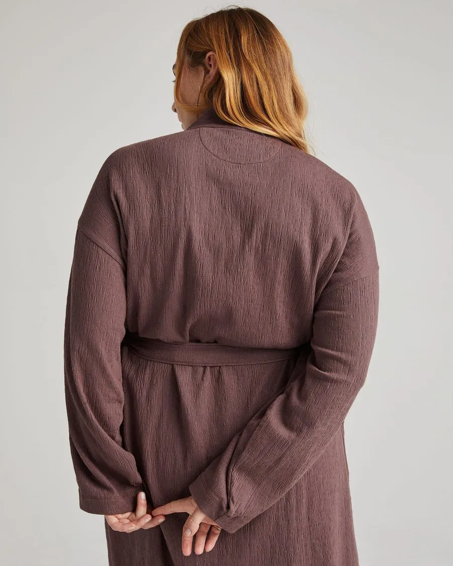 Cloud Robe Coat (Plum Smoke)