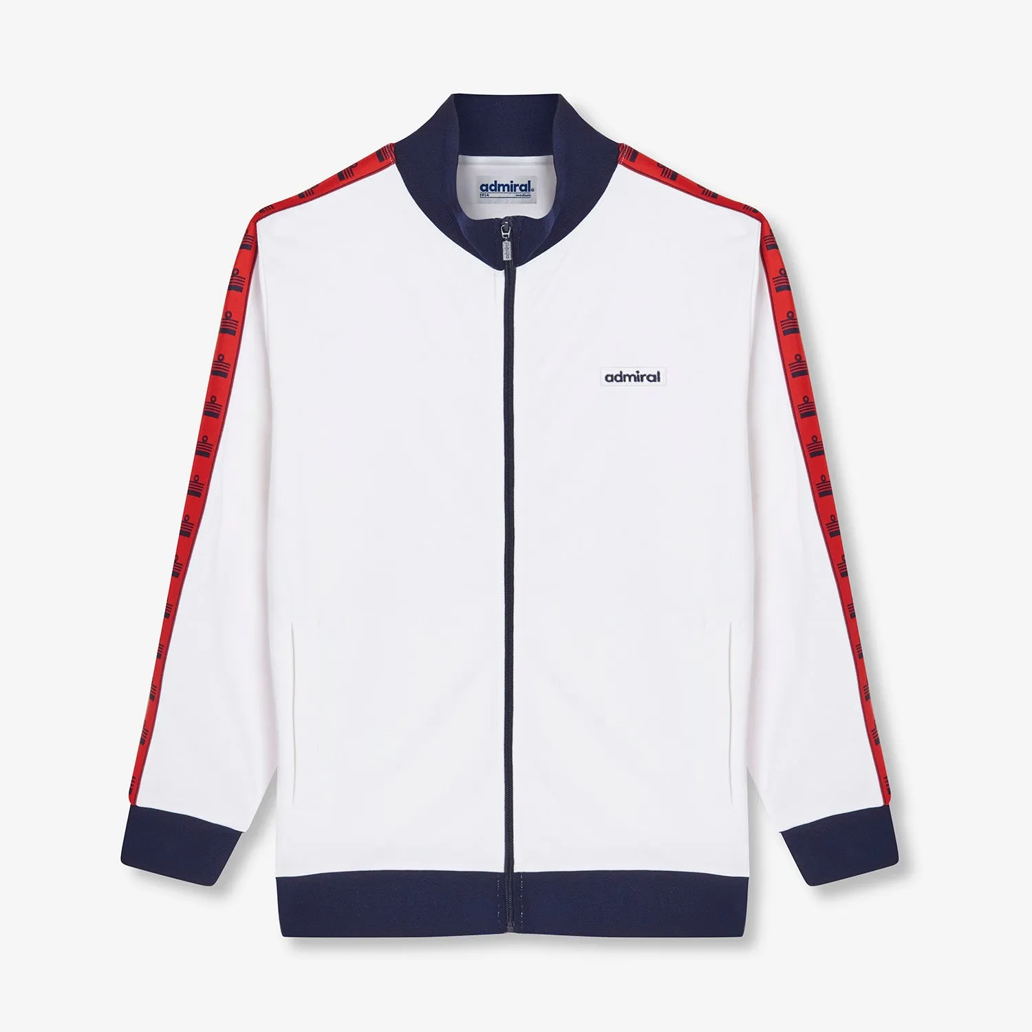 Coles Repeat Tape Track Top - White