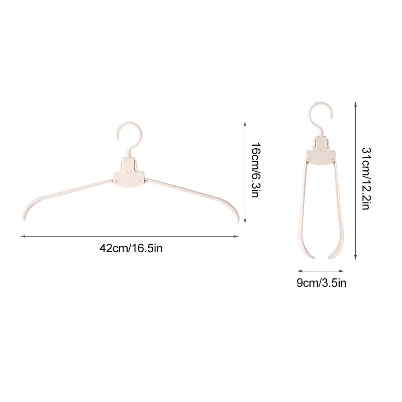 Collapsible coat hanger - practical and robust