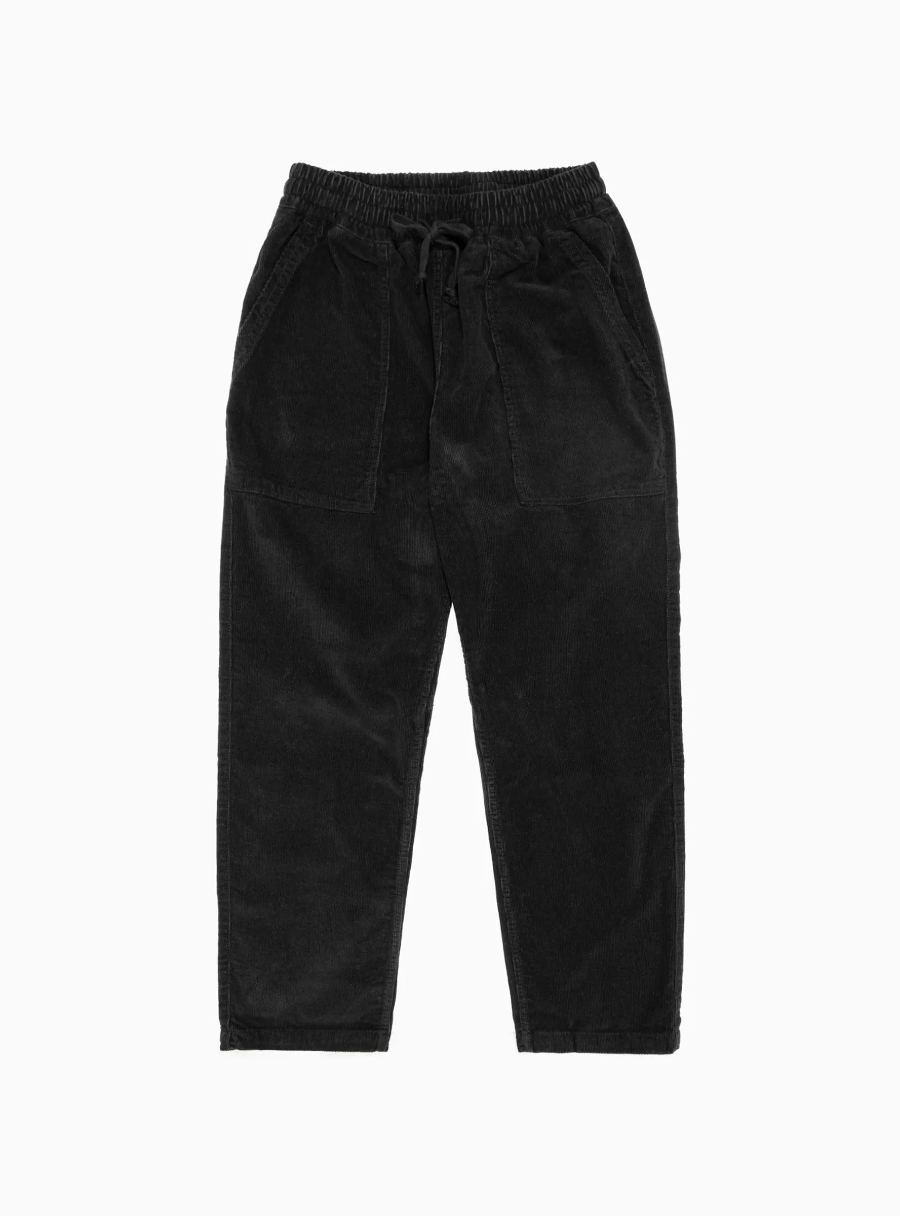 Corduroy Chef Trousers Black