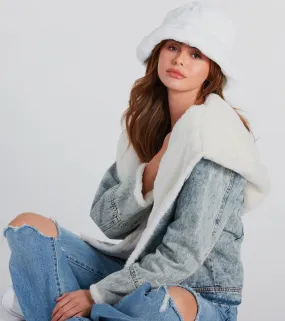 Cozy Weather Faux Fur Bucket Hat