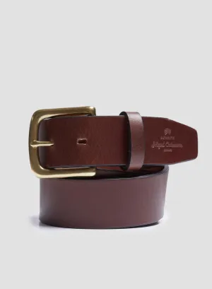 Cuba Belt in Brown Leather