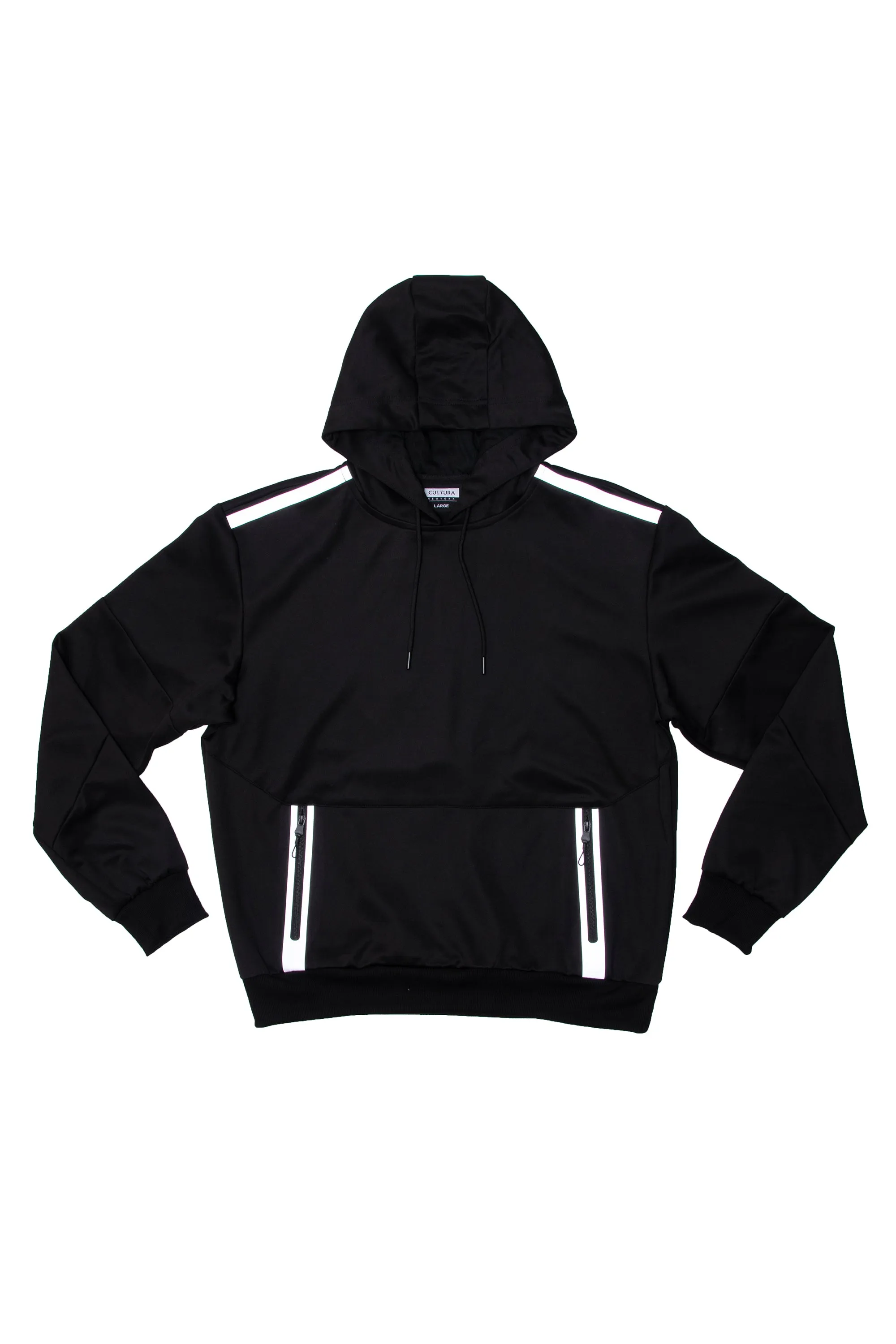 Cultura Men's Pullover Hooded Track Jacket