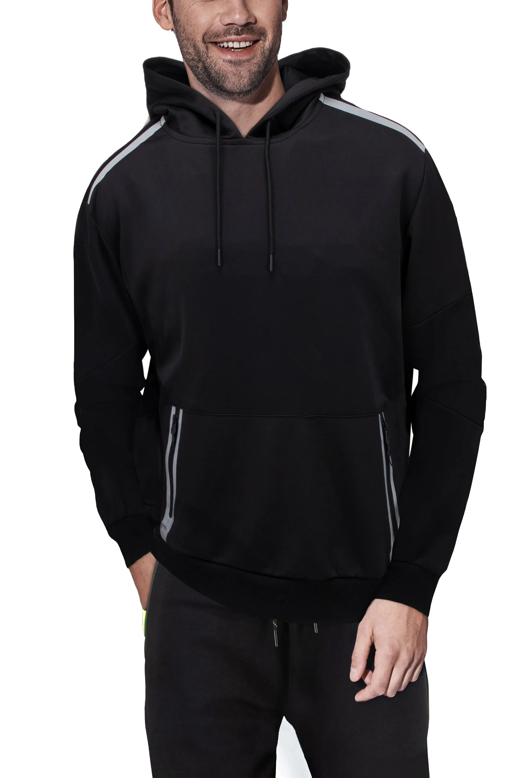 Cultura Men's Pullover Hooded Track Jacket