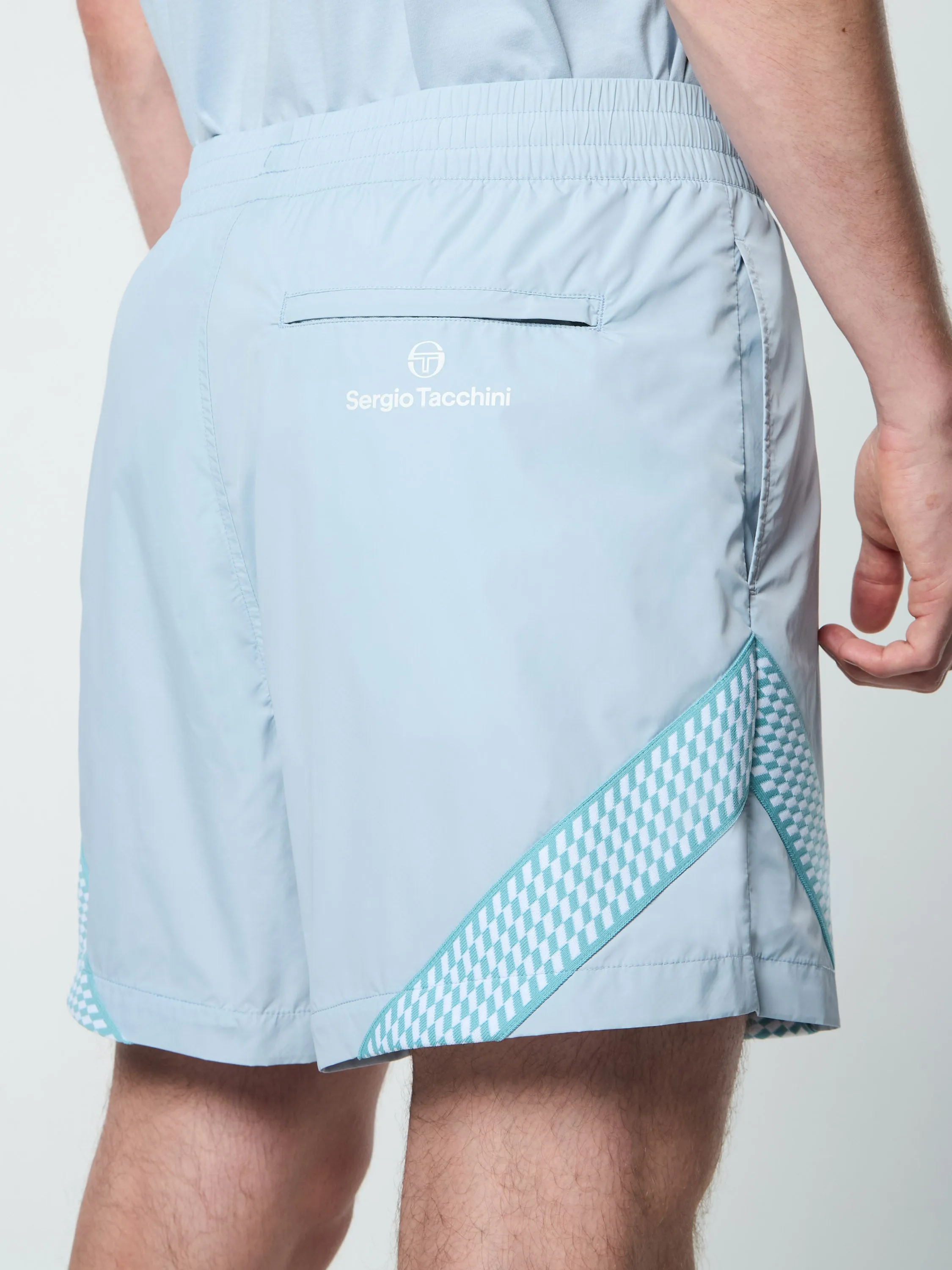 Dama Track Short- Celestial Blue