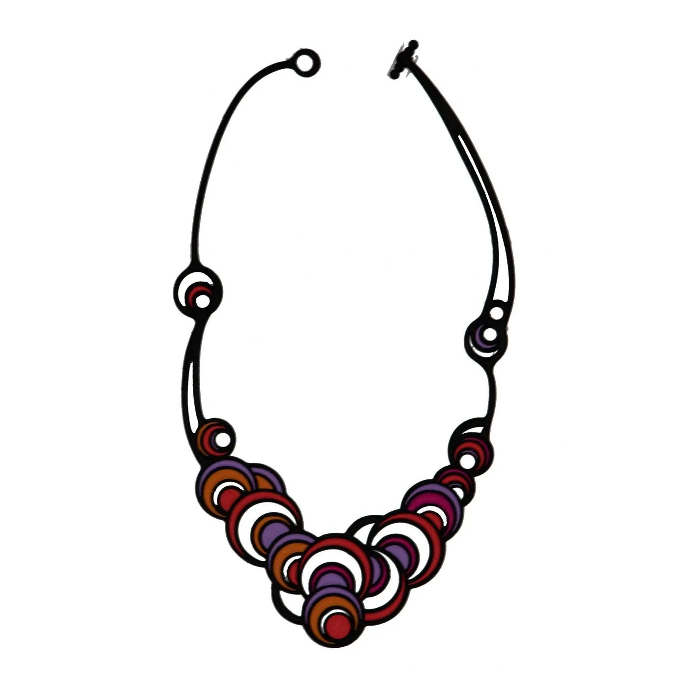 Dancing Circles Necklace