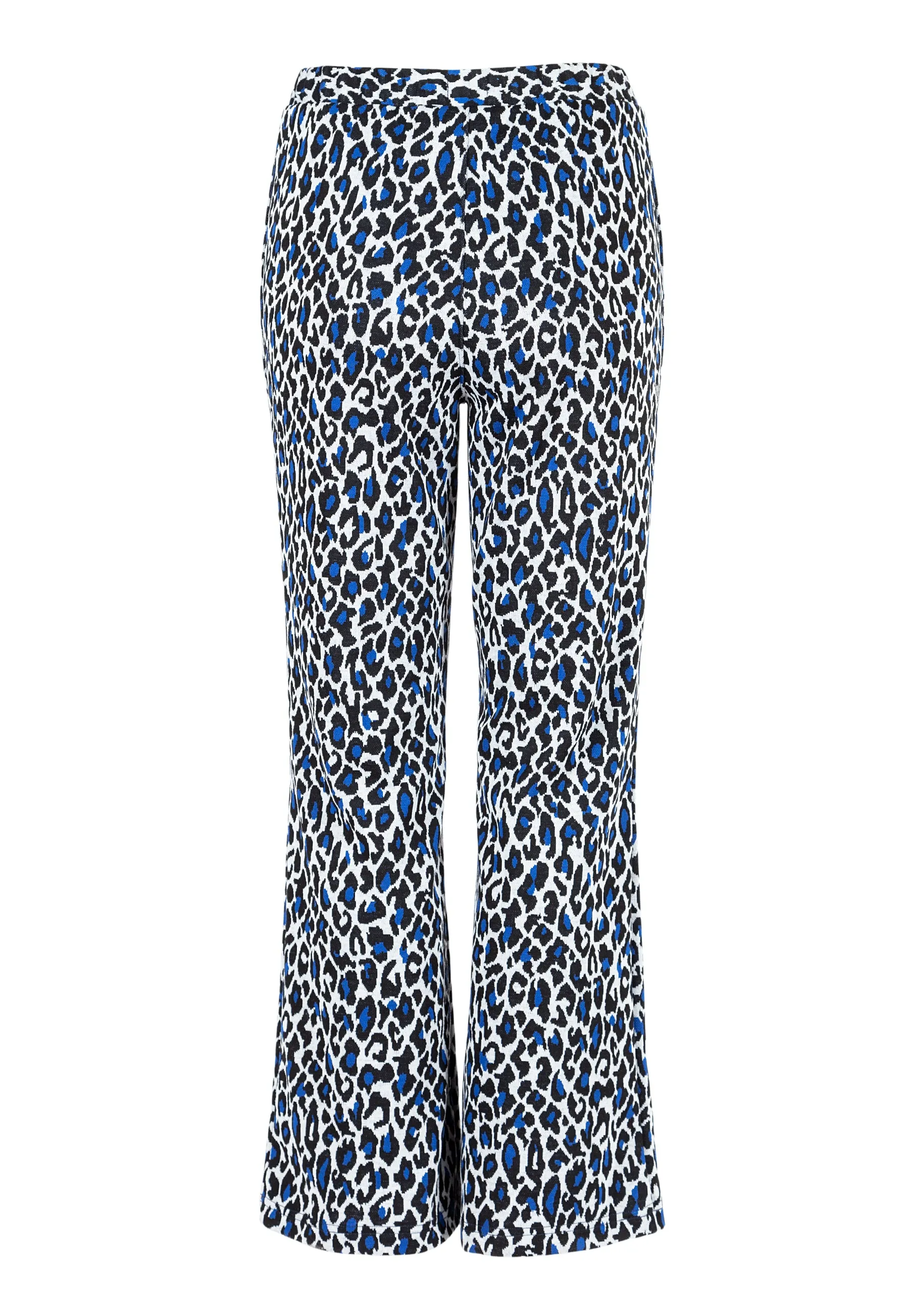 Daria Trousers Blue Leopard