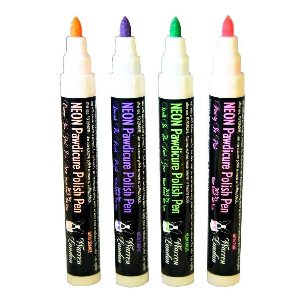 Dog Pawdicure Polish Pen Neon Set