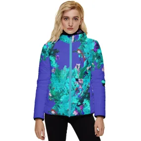 FLOR AZUL. Chaqueta